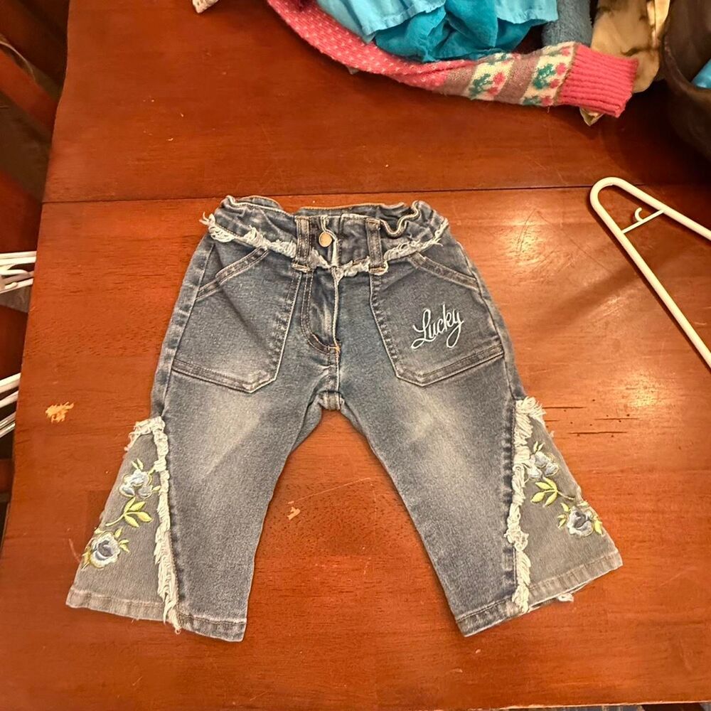 Lucky-brand toddler  flair embroidered jeans